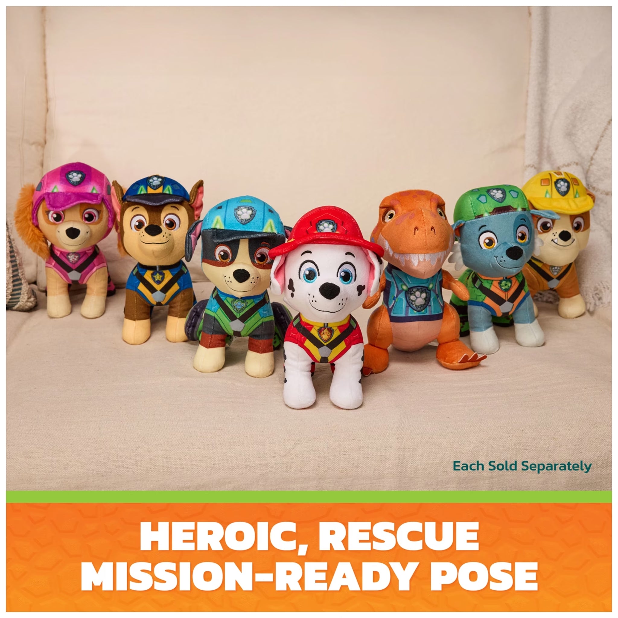 PAW Patrol The Dino Movie - Essential 8" Plush