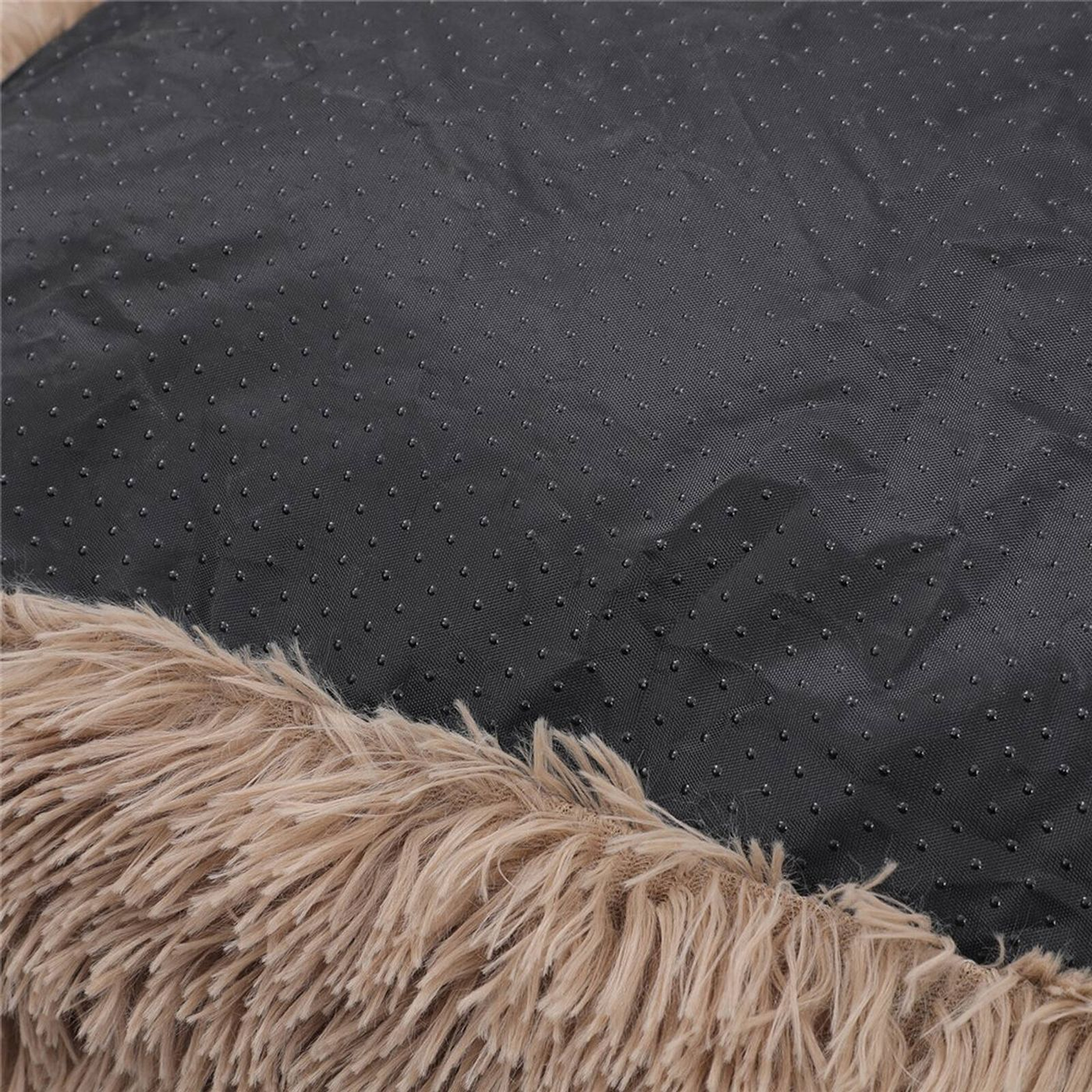 Calming Plush Mattress large 80x60x20cm Camel