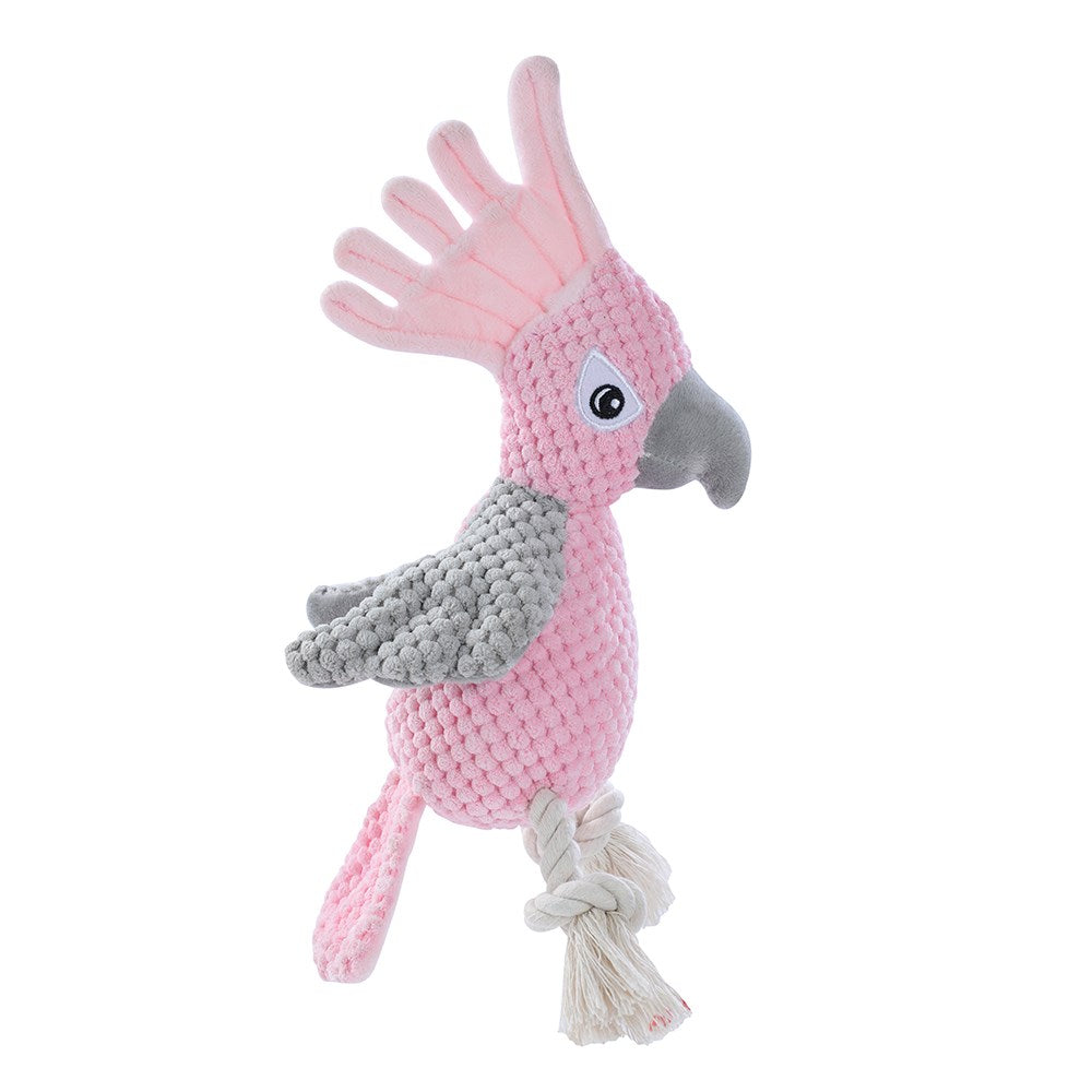 Cockatoo Plush Dog Toy – (30cm)