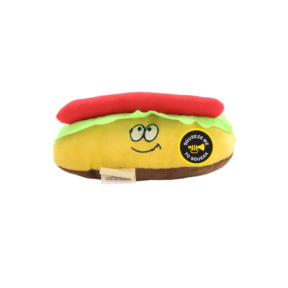 Fast Food Mini Plush Dog Toy (17cm) – Assorted