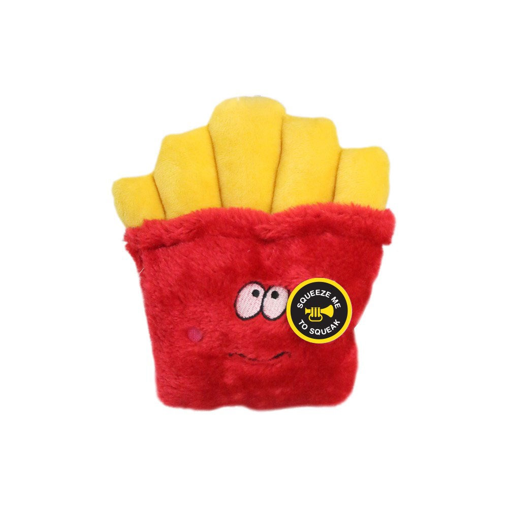 Fast Food Mini Plush Dog Toy (17cm) – Assorted