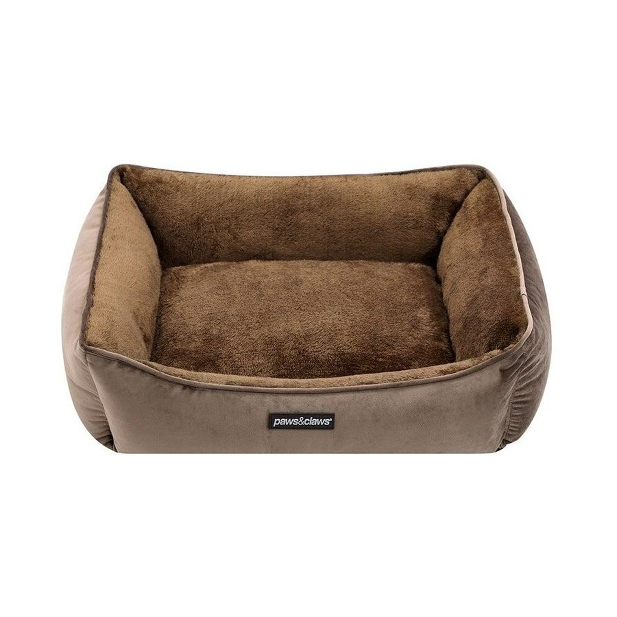 Paws & Claws Lux Walled Bed Mocha Small