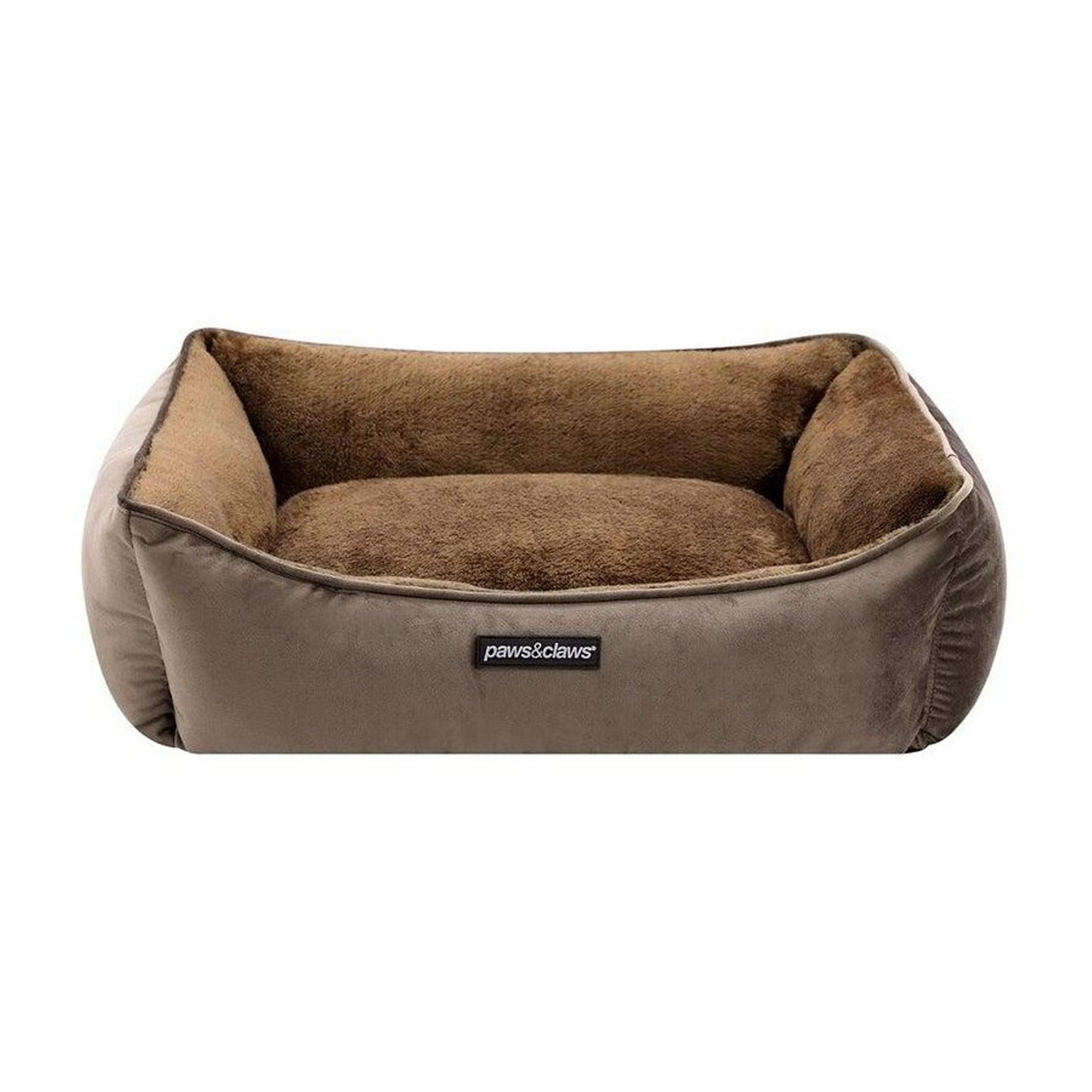 Paws & Claws Lux Walled Bed Mocha Small