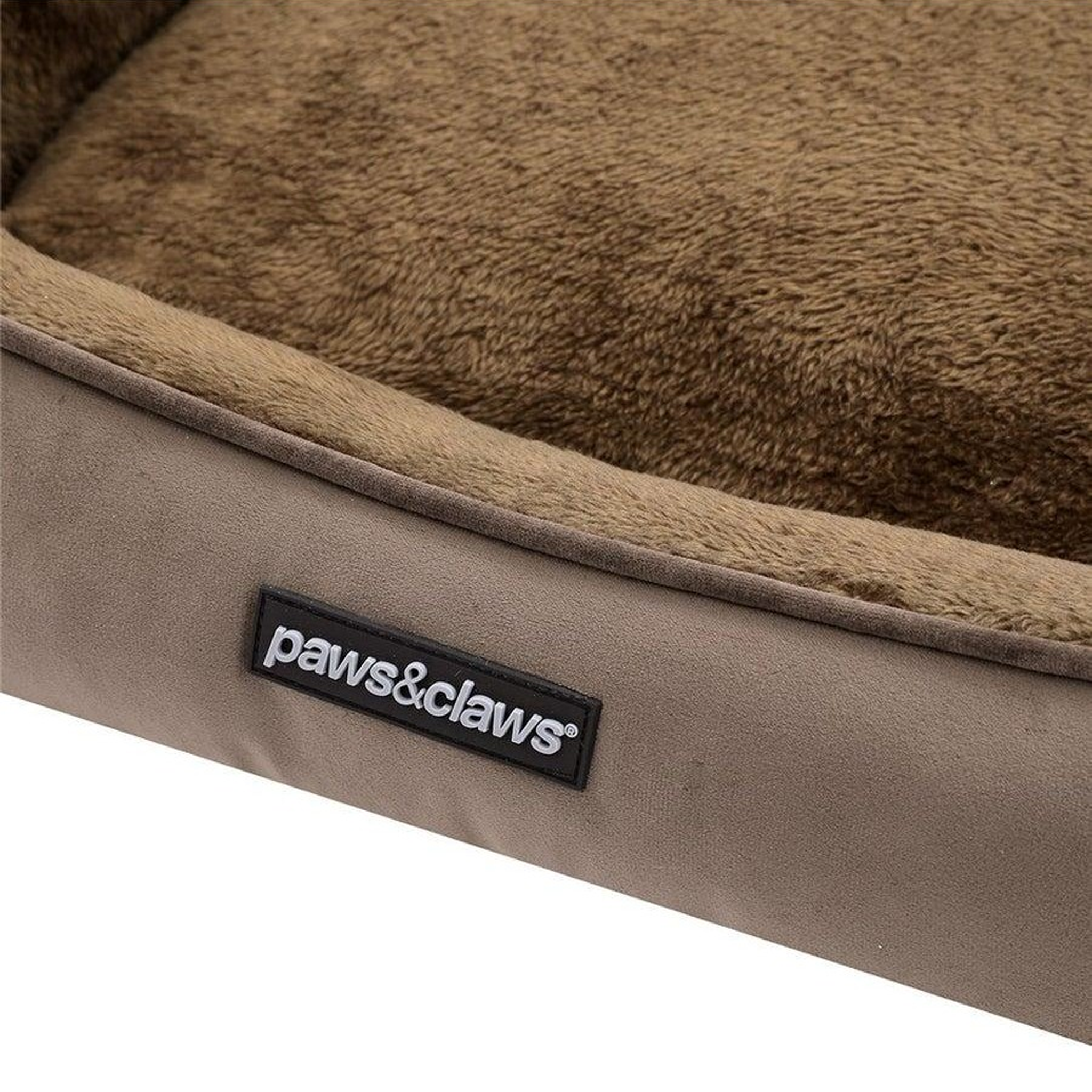 Paws & Claws Lux Walled Bed Mocha Small