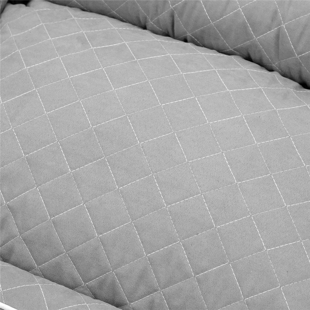 Pet Bed Self Warming Grey 70x50x17cm Medium