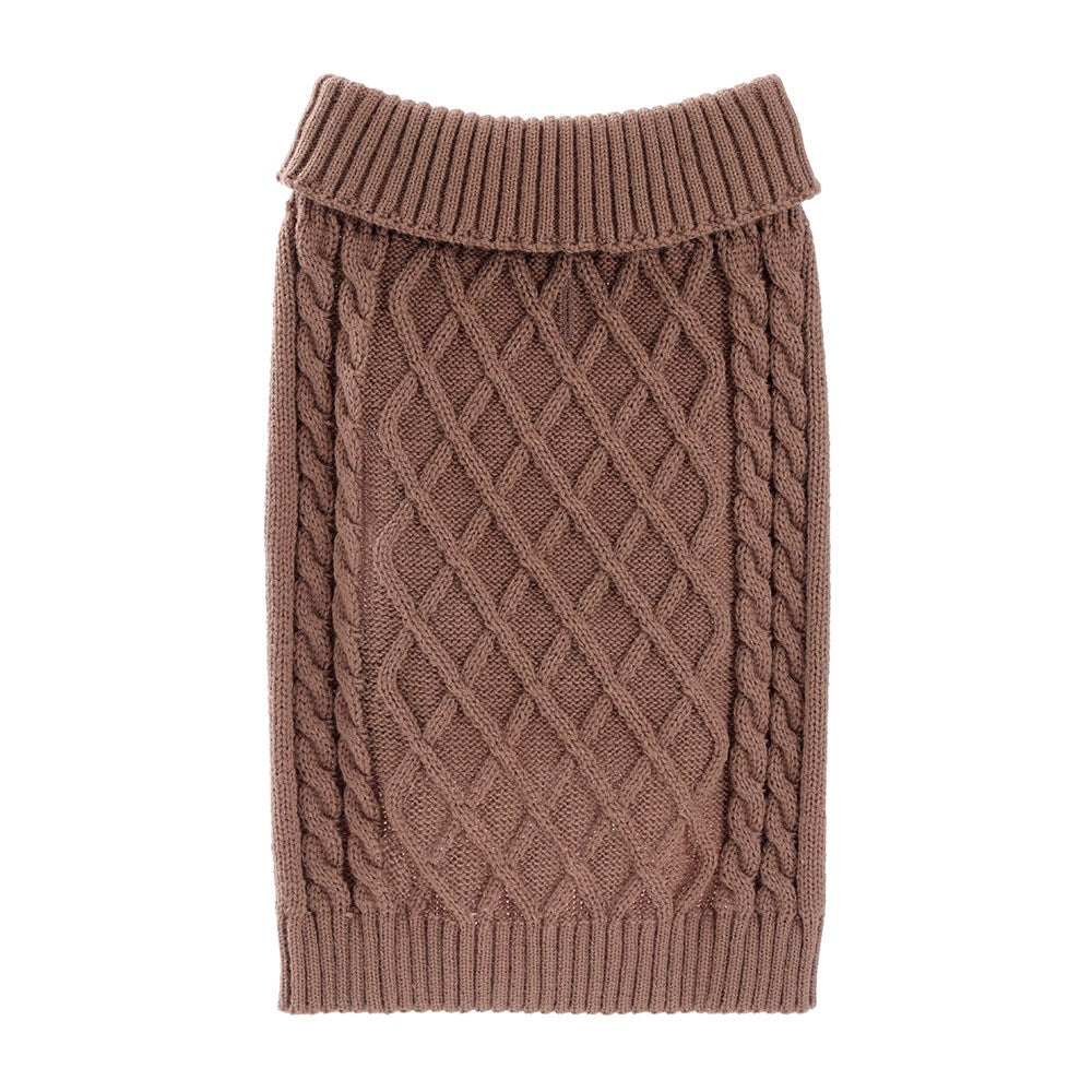 Pet Cable Design Knit Assorted Colours
