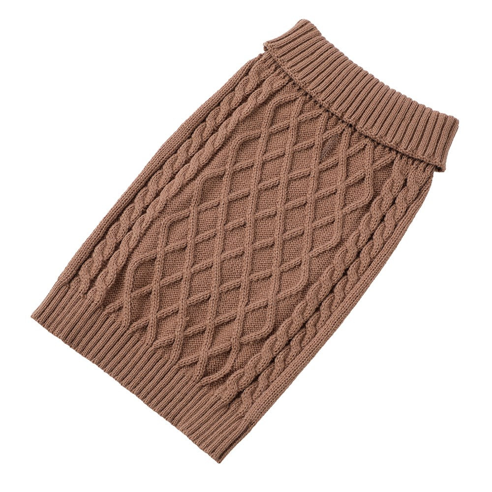 Pet Cable Design Knit Assorted Colours