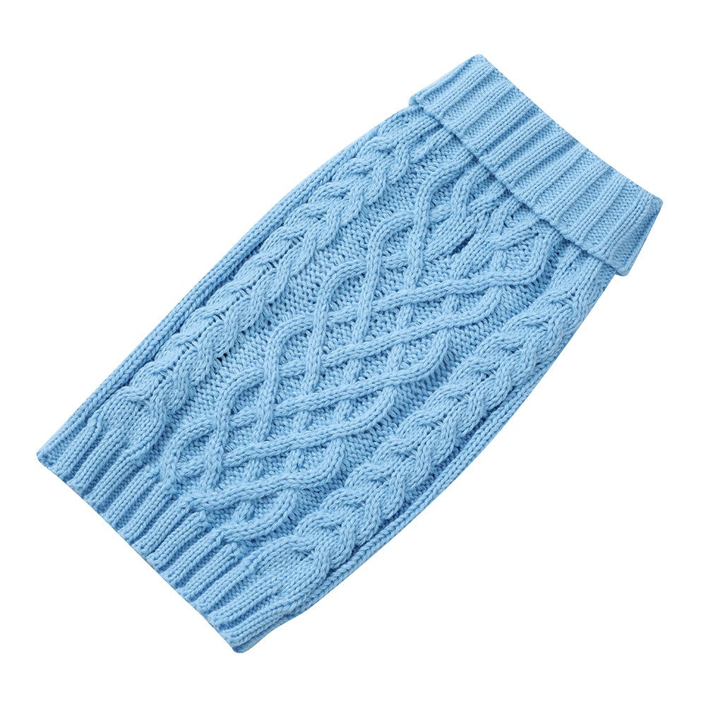 Pet Cable Design Knit Assorted Colours