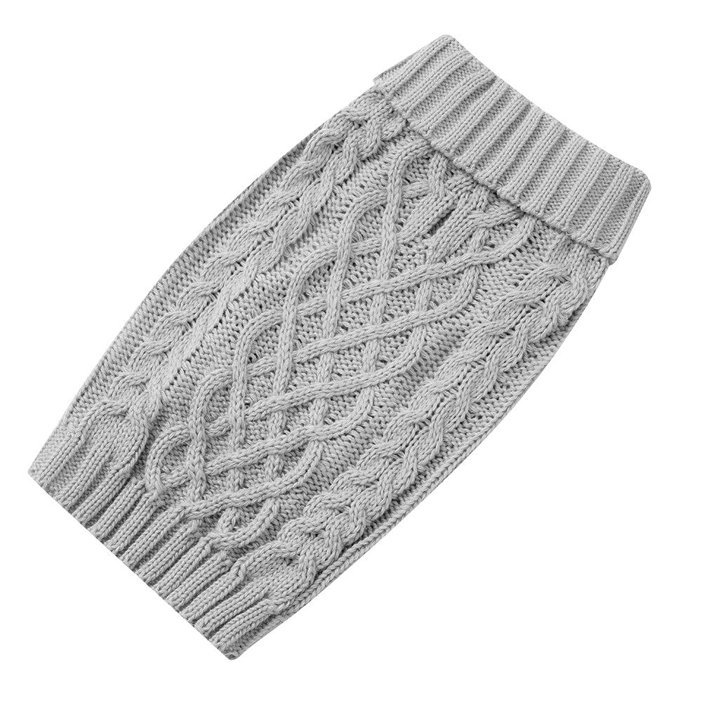 Pet Cable Design Knit Assorted Colours