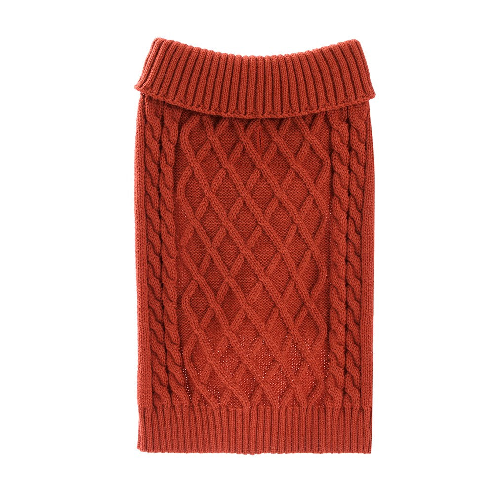 Pet Cable Design Knit Assorted Colours