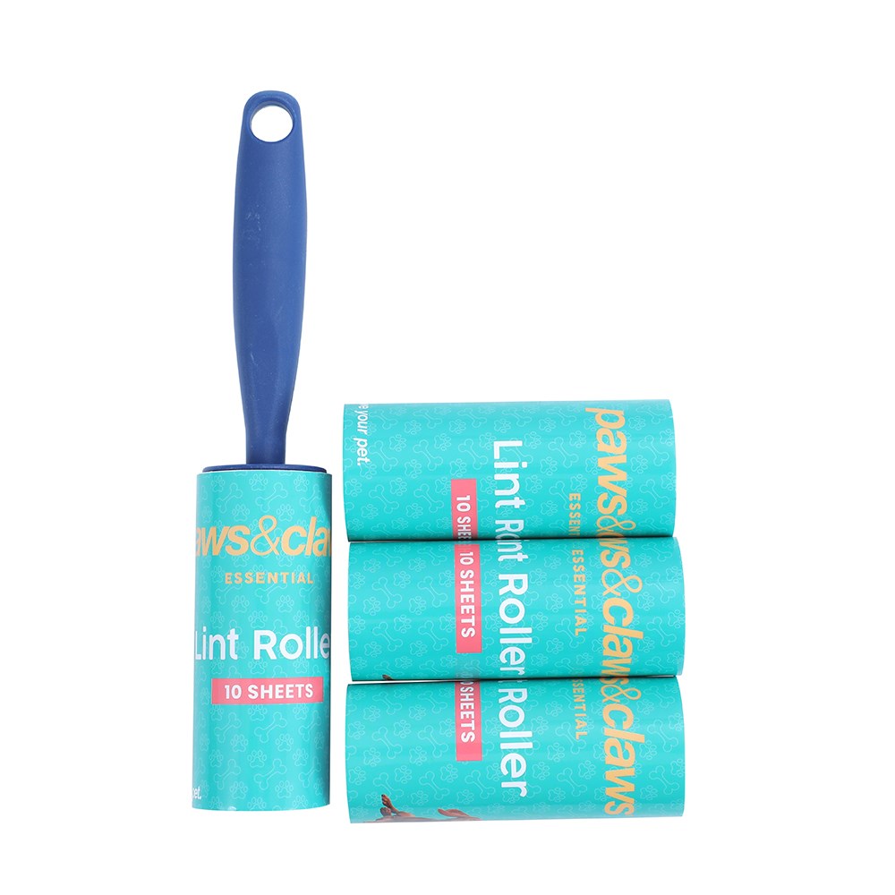 Pet Hair Removal Lint Roller with 3 Refills – 22cm