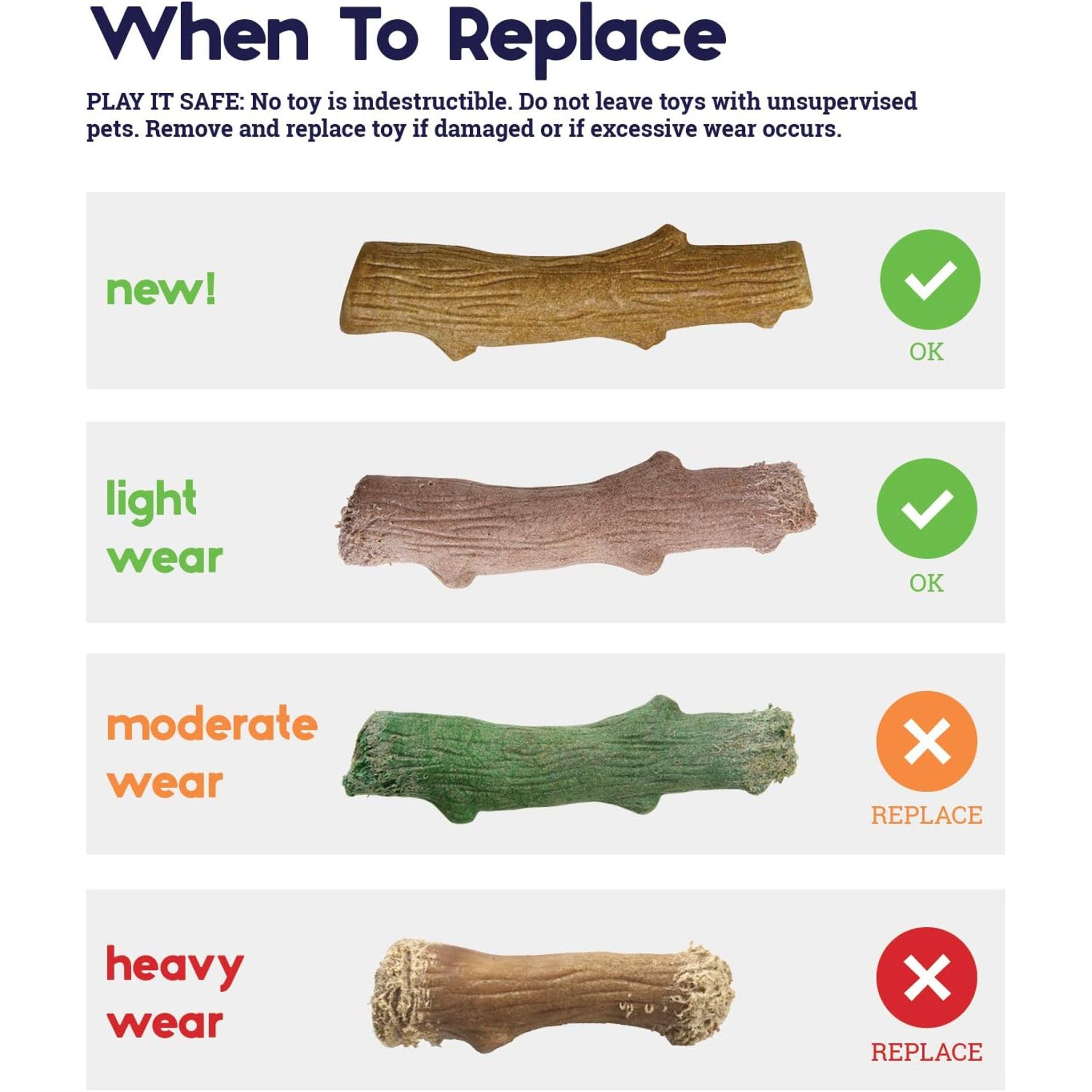 Petstages Dogwood Stick Chew Toy – Petit, Small, Medium & Large
