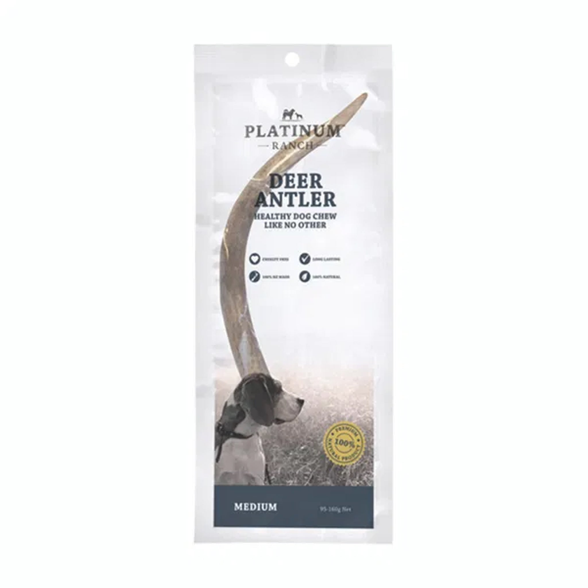 Platinum Ranch Deer Antler - Dog Chew