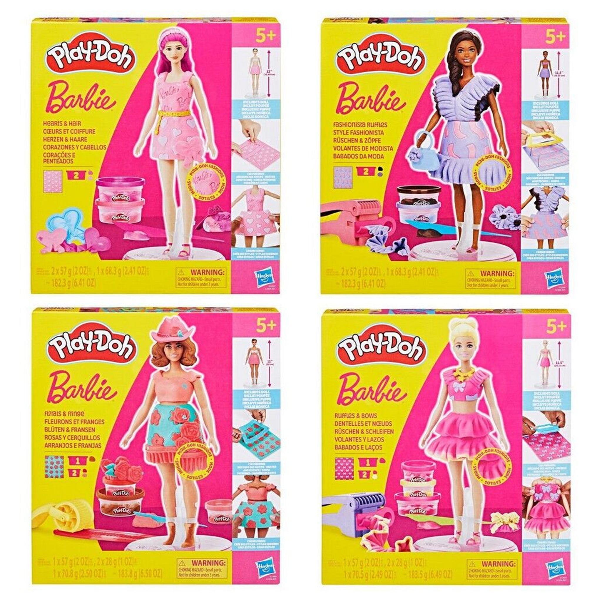 Play-Doh Barbie Designer Patterns Packs assorted