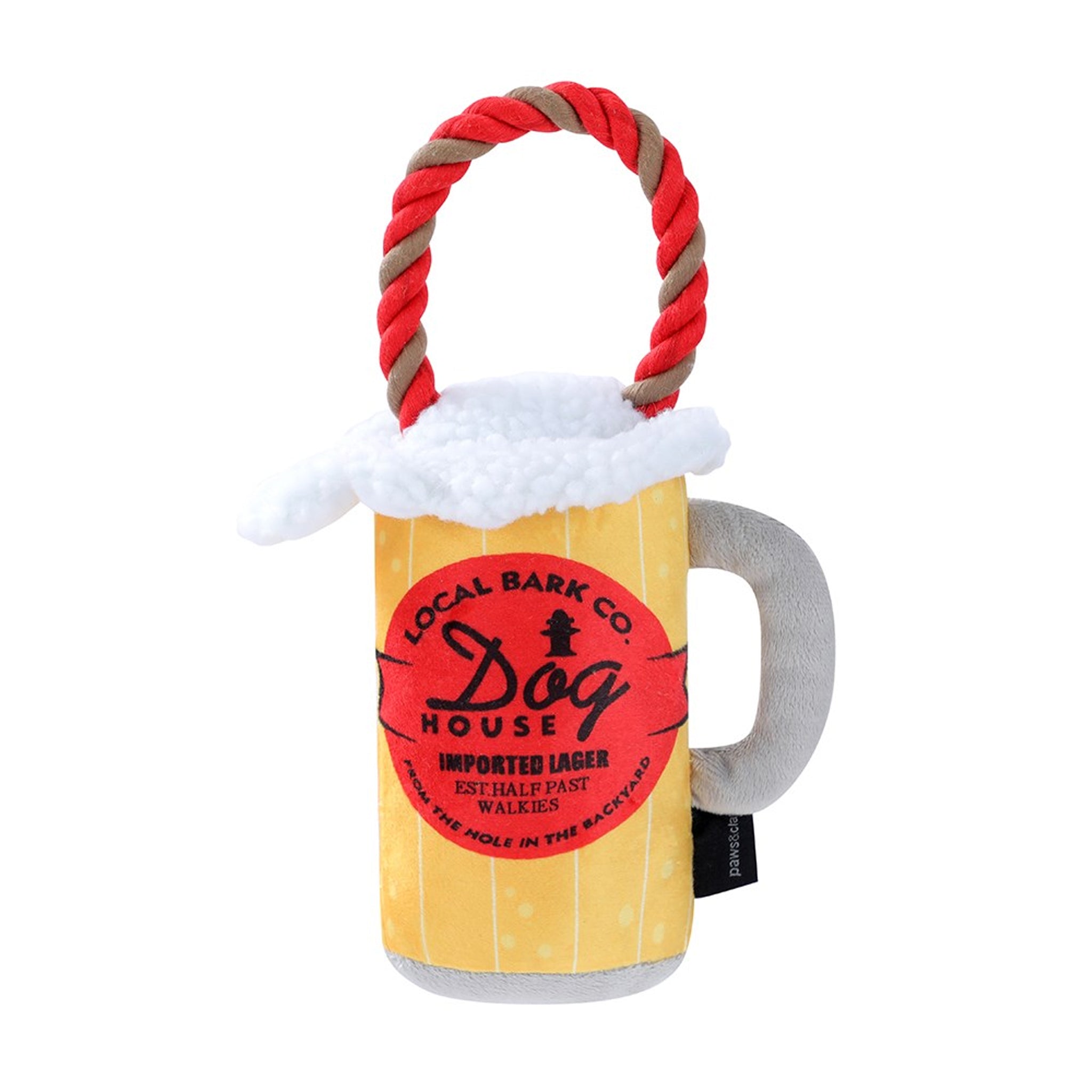 Paws & Claws Plush Food Tugger Dog Toy – 25cm (Assorted)