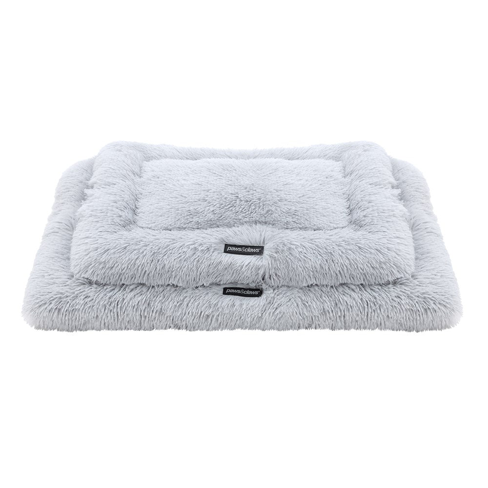 Plush Pet Mat – Light Grey (Medium / Large)