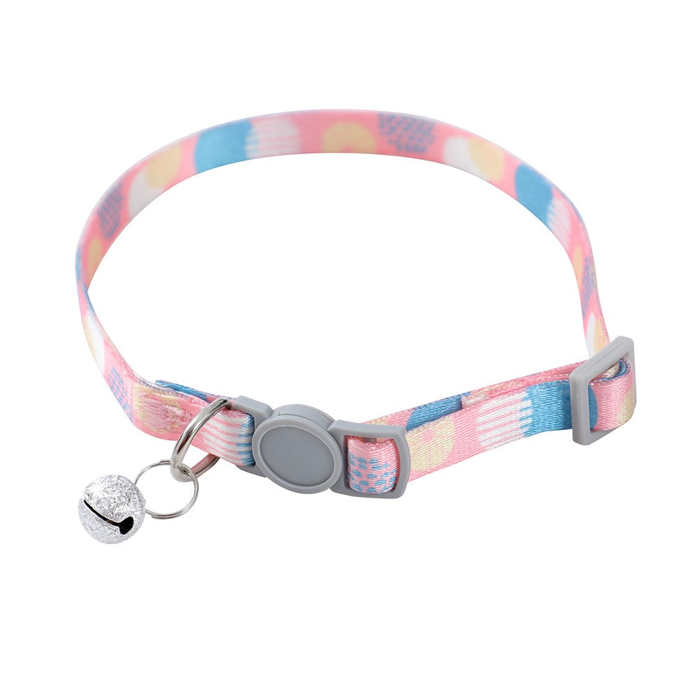 Pounce Breakaway Cat Collar Printed With Bell