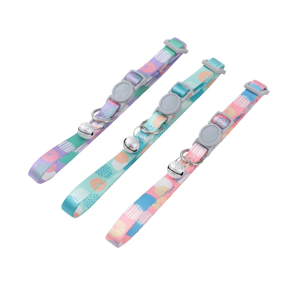 Pounce Breakaway Cat Collar Printed With Bell
