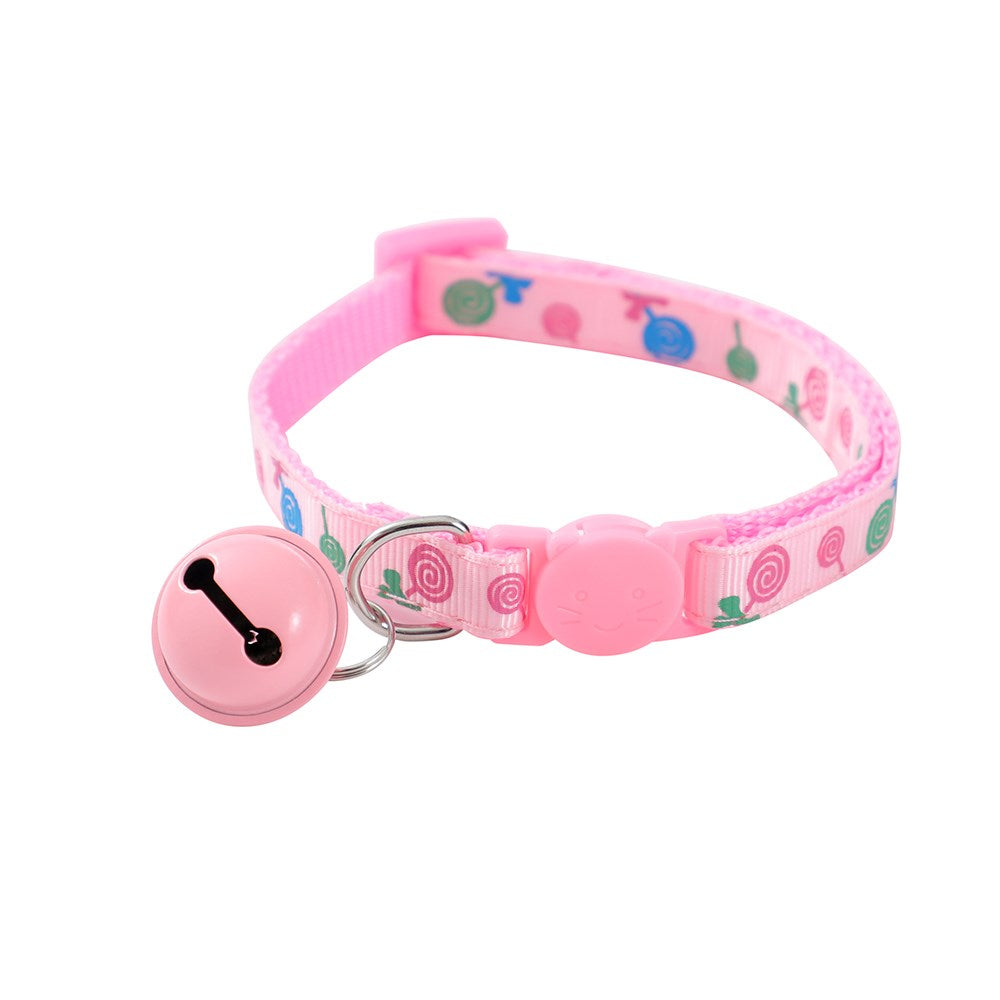 Pounce Breakway Cat Collar Lollipop Print