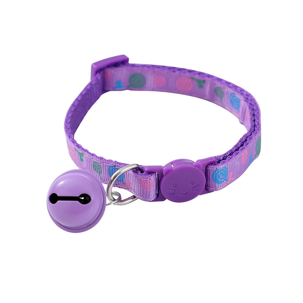 Pounce Breakway Cat Collar Lollipop Print