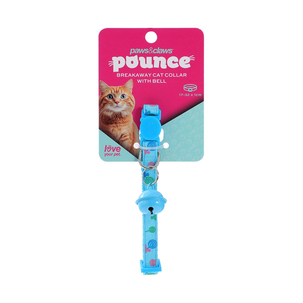 Pounce Breakway Cat Collar Lollipop Print
