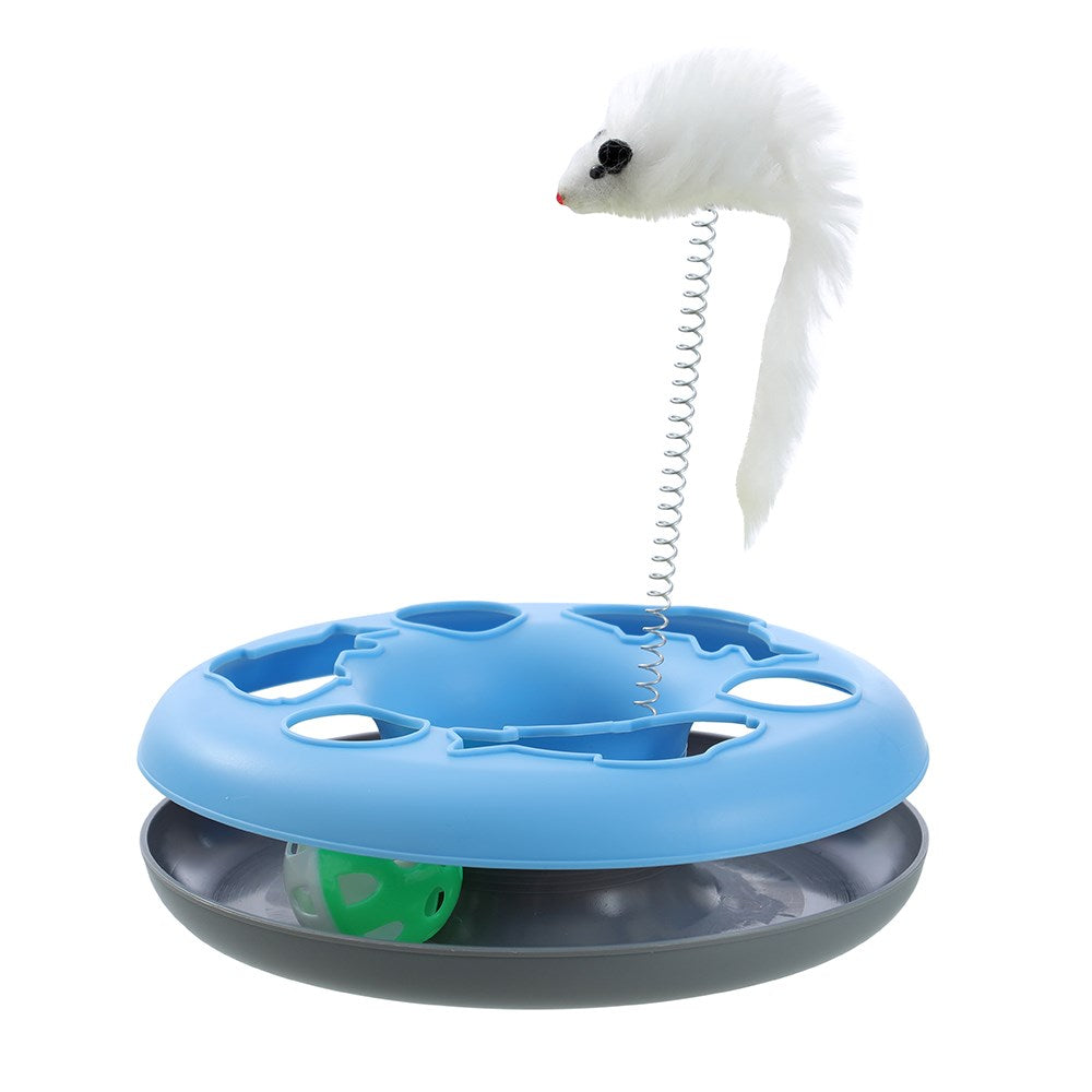 Pounce Cat Play Track Interactive Toy – 23.5 × 8cm (Assorted)