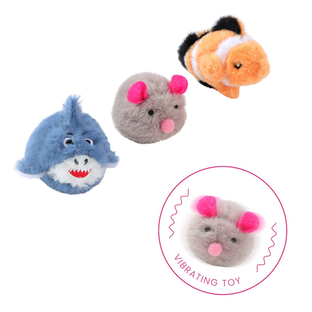 Pounce Chasey Vibrating Animal 12x8cm