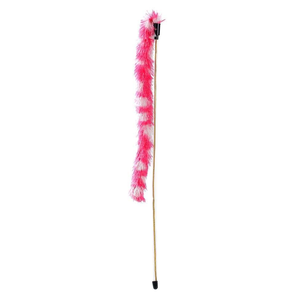 Pounce Fluffy Dangler Cat Toy – 50cm (Assorted Colours)