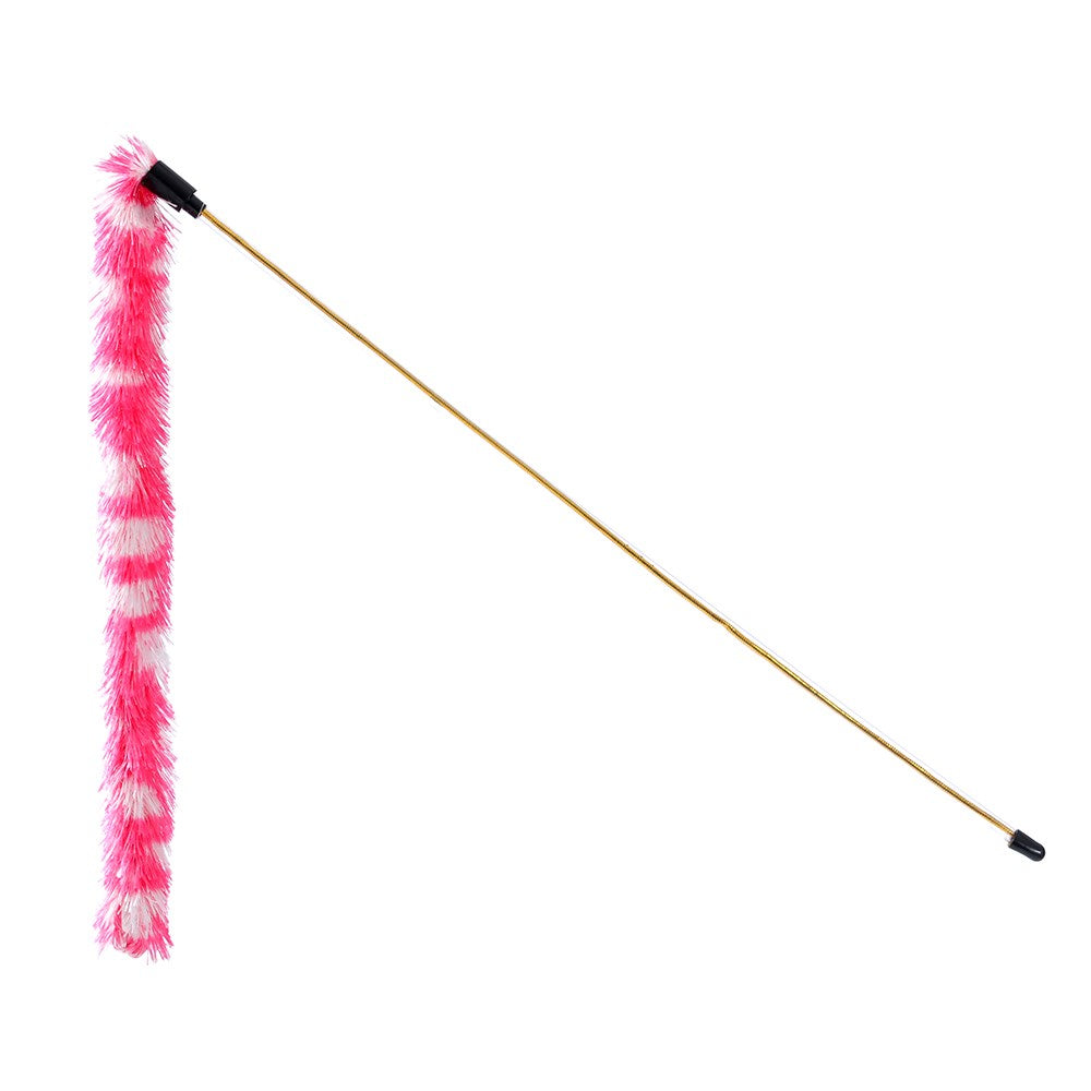 Pounce Fluffy Dangler Cat Toy – 50cm (Assorted Colours)