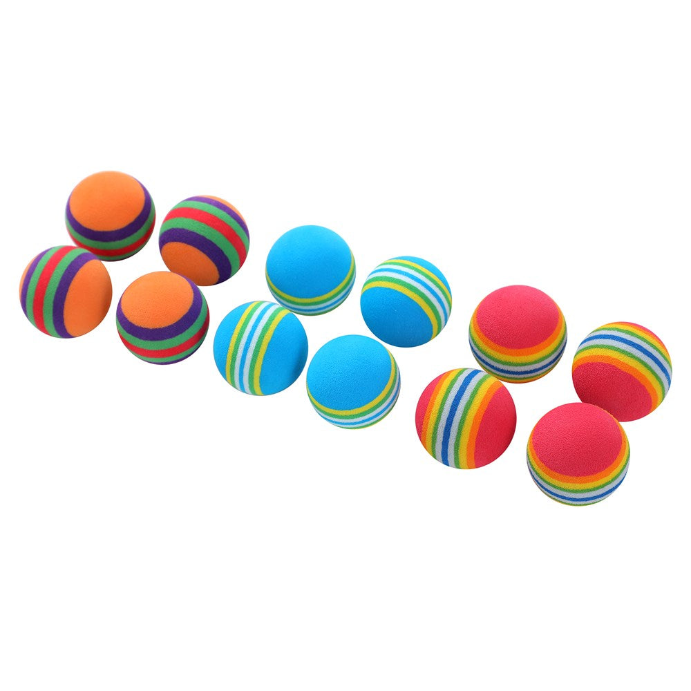 Pounce Foam Balls Cat Toy – 4 Pack (Assorted Colours)