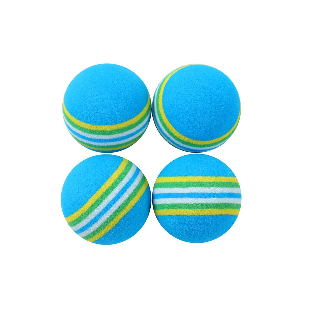 Pounce Foam Balls Cat Toy – 4 Pack (Assorted Colours)