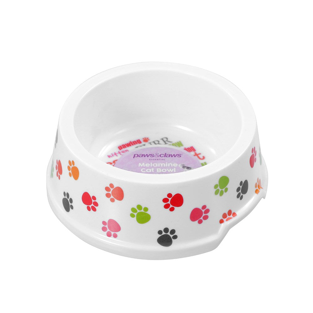 Printed Melamine Cat Bowl – 200ml (Assorted Designs)