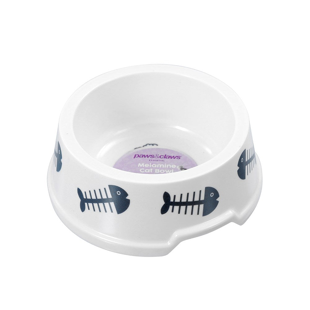 Printed Melamine Cat Bowl – 200ml (Assorted Designs)