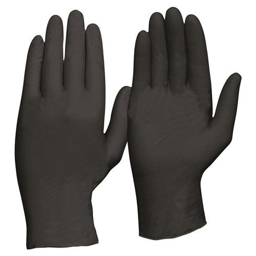 ProChoice Disposable Black Nitrile Powder Free Gloves 100Pk