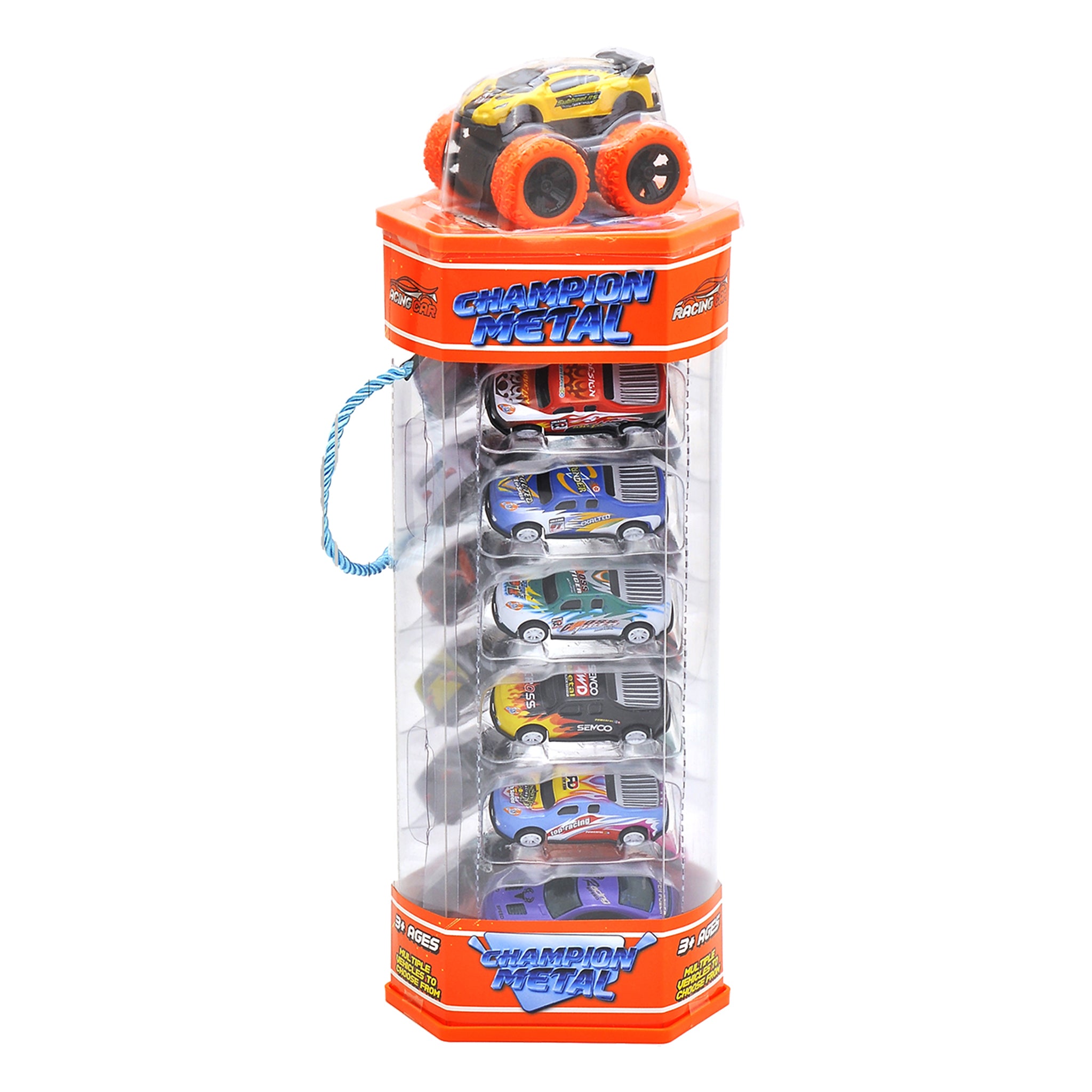 Pull Back Vehicle 19pce Set assorted