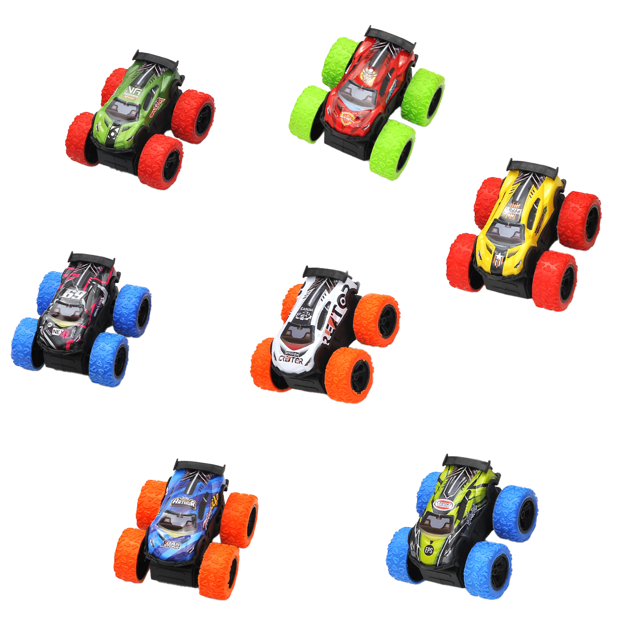 Pull Back Vehicle 19pce Set assorted