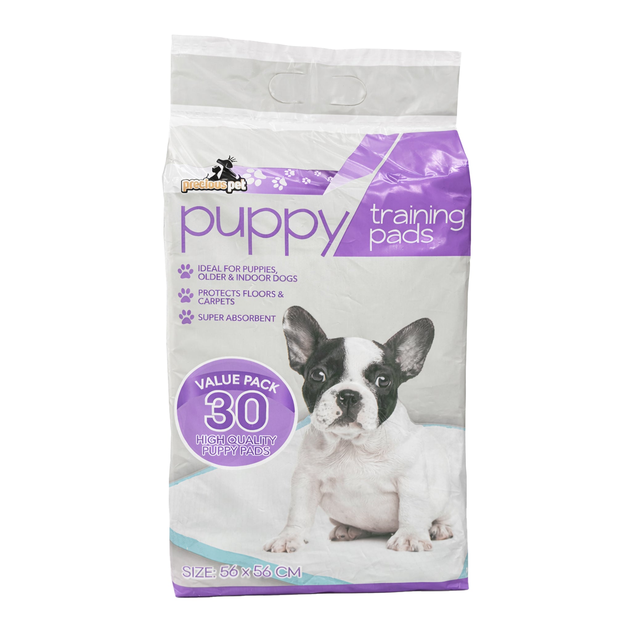 Puppy Pads Pk30 Purple 56x56cm