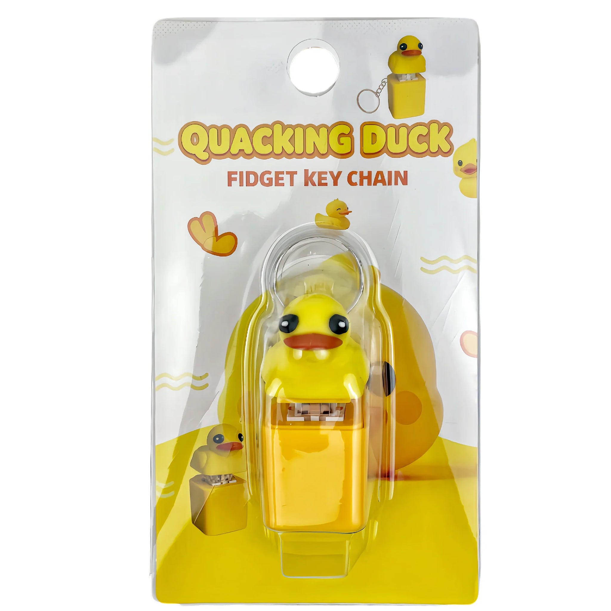 Quaking Duck Fidget Keychain