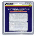 AUTOKING Reflectors White 70x28mm Pair