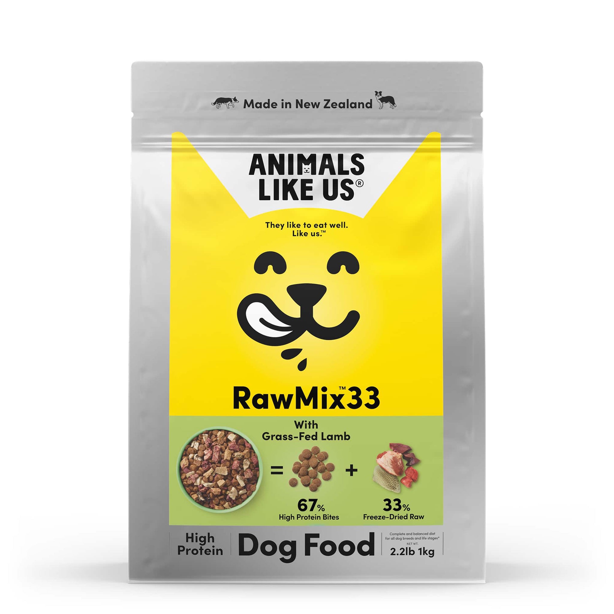 Animals Like Us Dog RawMix33 2kg