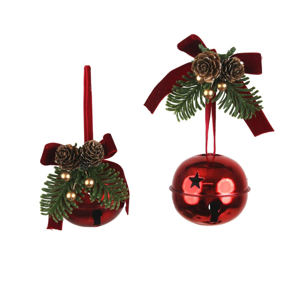 Red Bells With Red Ribbon
