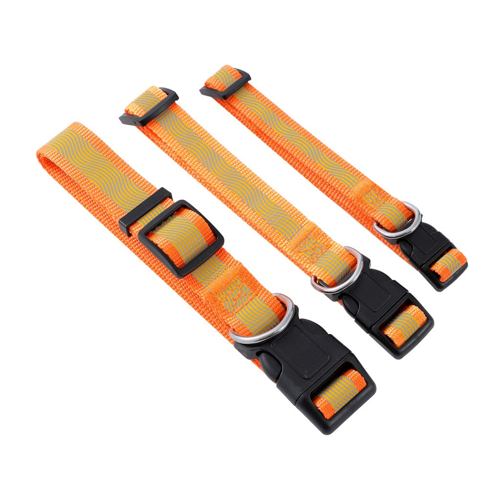 Reflective Dog Collar Small 34-45 x 1.5cm assorted