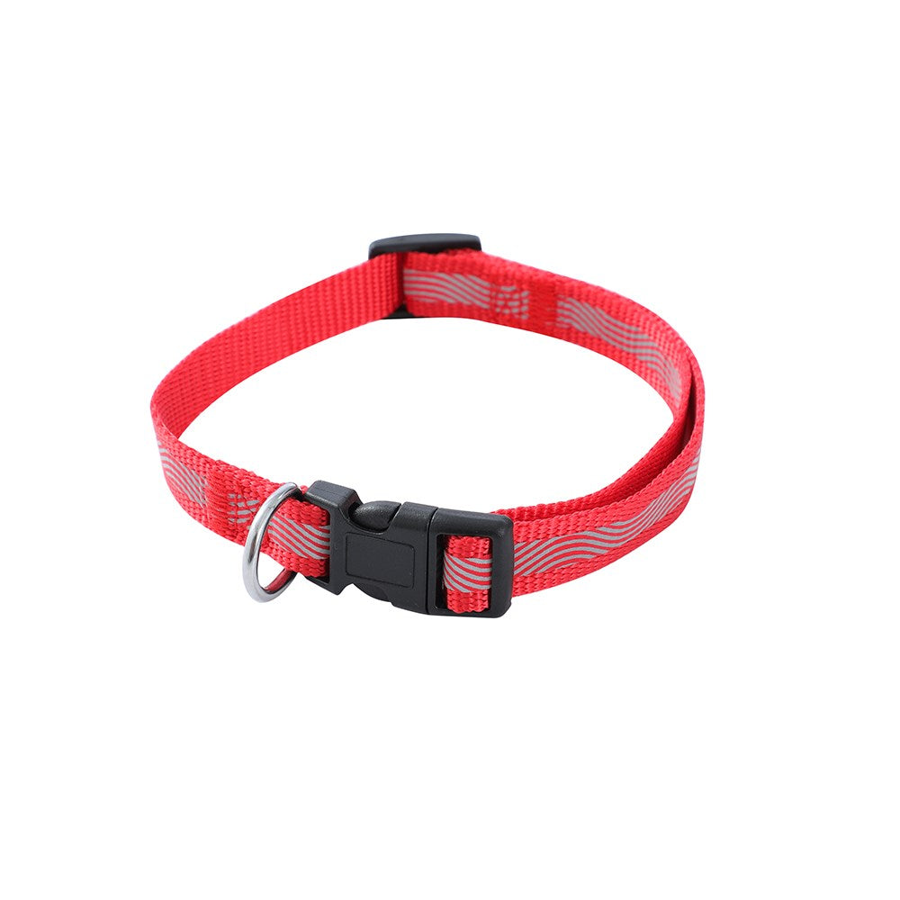 Reflective Dog Collar Small 34-45 x 1.5cm assorted