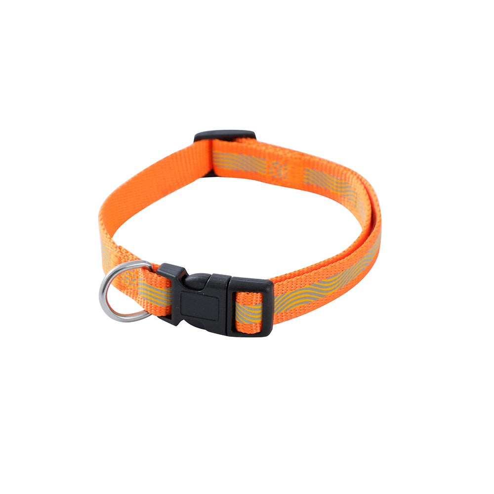 Reflective Dog Collar Small 34-45 x 1.5cm assorted