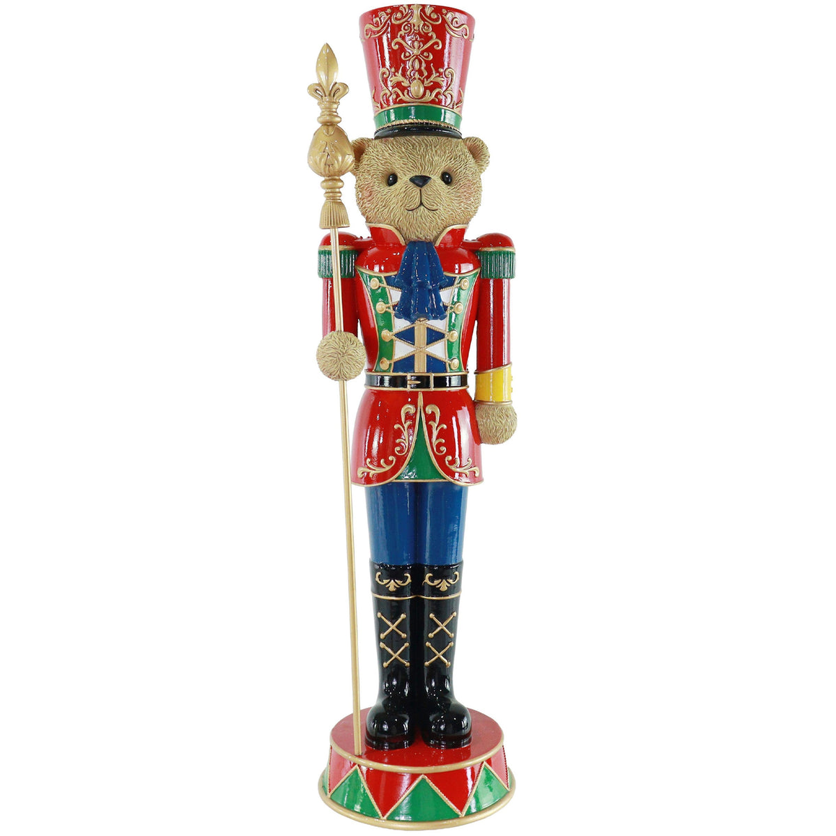 Resin Teddy Bear Soldier 46cm