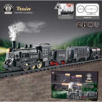 Retro Steam Train Set Electric L&S