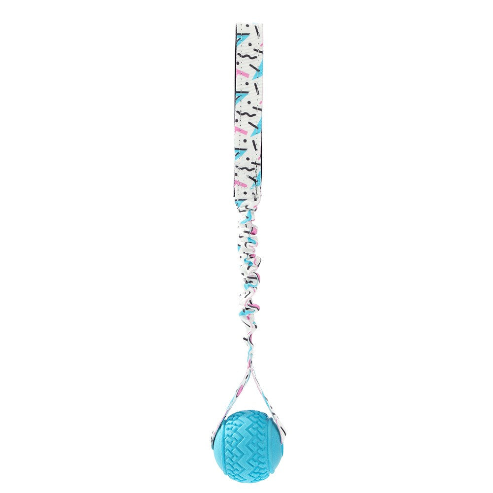 Retro Bungee Ball Printed Tugger 41x7x7cm Assorted