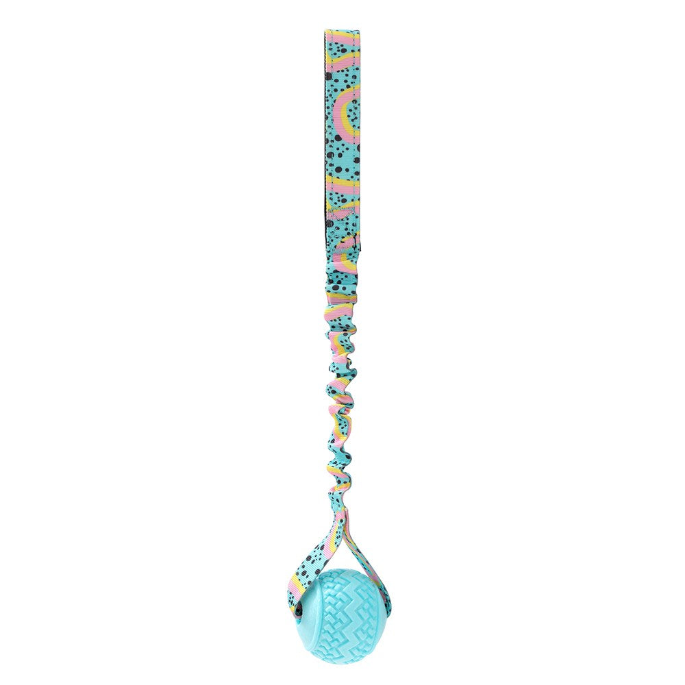 Retro Bungee Ball Printed Tugger 41x7x7cm Assorted
