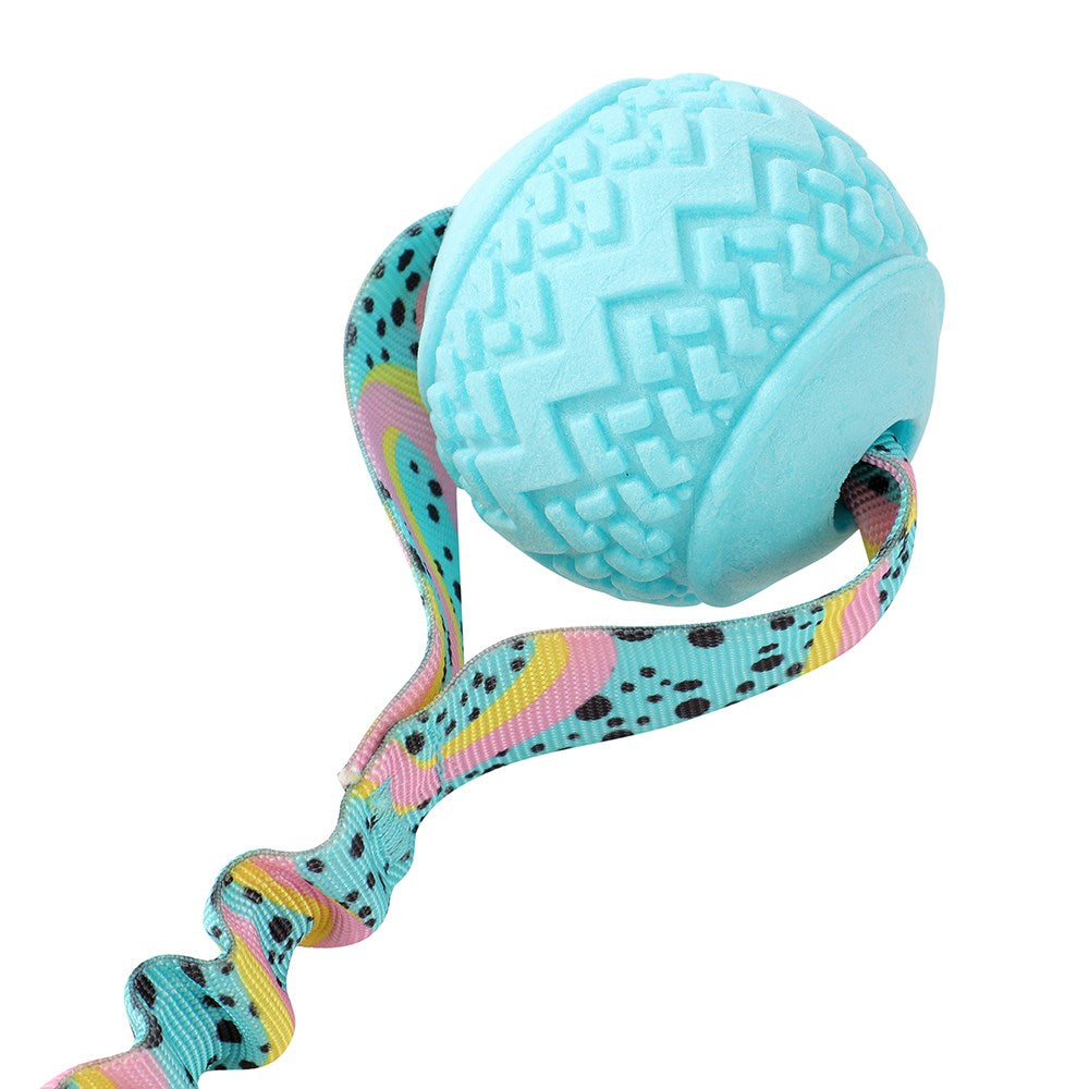 Retro Bungee Ball Printed Tugger 41x7x7cm Assorted