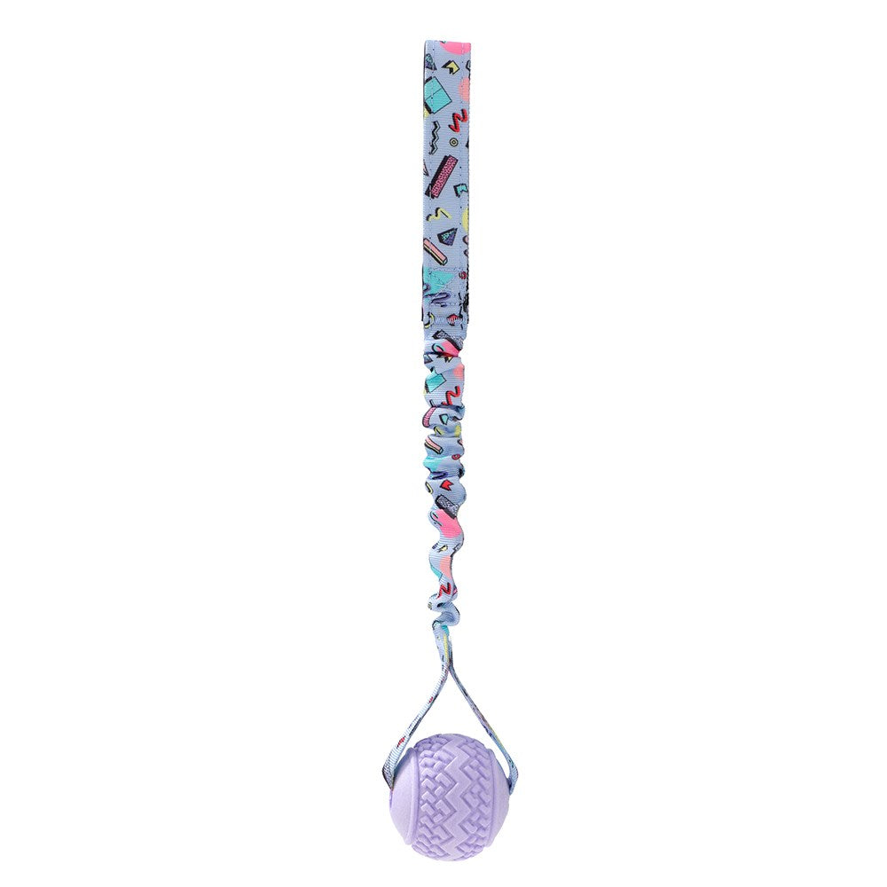 Retro Bungee Ball Printed Tugger 41x7x7cm Assorted